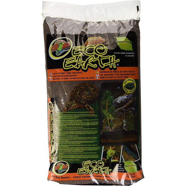 Zoo Med Eco Earth Loose Coconut Fiber Substrate, 24 qts.