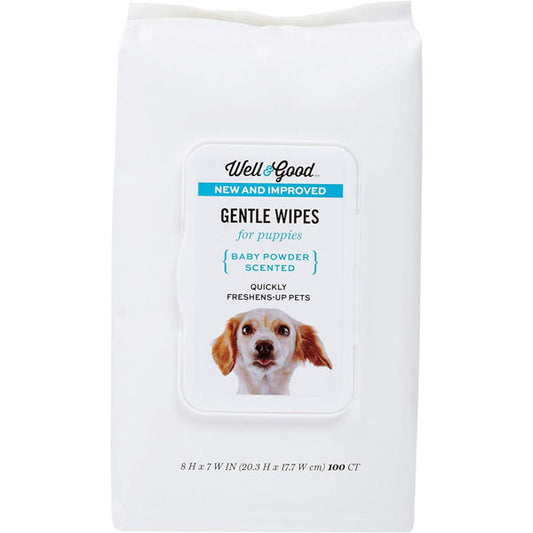 Petco Brand - Well & Good Gentle Puppy Grooming Wipes, Pack of 100, 100 CT